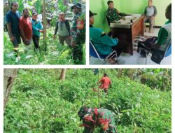 Warga Sengketa Lahan Kebun, Babinsa Alakasing Bantu Mediasi Penyelesaian