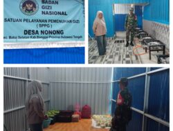 Kawal Dan Sukseskan Program Asta Cita,  Danramil Batui Tinjau Kesiapan Dapur Sehat MBG