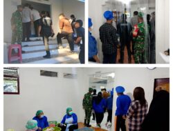 Dandim 1308/LB Dampingi Direktur Pemantauan dan Pengawasan Wilayah III Badan Gizi Nasional Kolonel Arm Rudi Setiawan Tinjau Program Makan Bergizi Gratis Di Bulagi