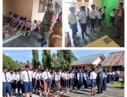 Cegah Bullying, Koramil 02/Bunta Berikan Sosalisasi Kepada Siswa SMP Negeri 02