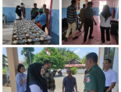 Danramil 14/Toili Tinjau Langsung Dapur Gizi Program Makan Gratis Di Kelurahan Cendana