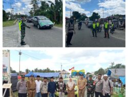 Danramil 03/Batui Hadiri Pelepasan Pawai Taaruf (MTQ) ke XLIII Tingkat Kabupaten Bangga