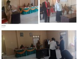 Babinsa Menghadiri Pelantikan Dan Pengambilan Sumpah PAW Anggota BPD Desa Loolong