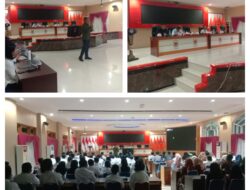 Dandim Dampingi Direktur Pemantauan Pengawasan Wilayah III Gelar Rapat Pemaparan dan Penyuluhan Pelayanan Pemenuhan ( BGN ) dan Gizi Provinsi Sulawesi Tengah