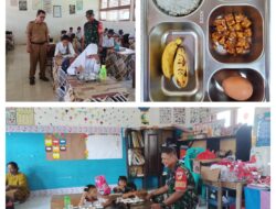 Prajurit TNI Selalu Bantu Penyaluran Makan Bergizi Gratis Siswa