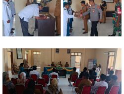 Babinsa Kecamatan Liang Hadiri Pelantikan dan Pengambilan Sumpah Jabatan dan Peresmian Dua PJ Kepala Desa