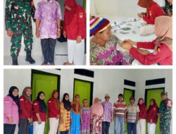Dampingi Posyandu, Bukti Nyata Babinsa Peduli Kesehatan Warganya Terutama Lansia
