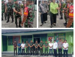 Transit dan Silaturahmi, Pangdam XXIII/Palaka Wira Disambut Di Koramil 1308–02/Bunta