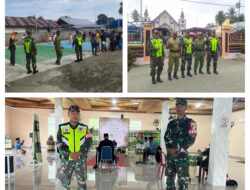 Babinsa Koramil 03/Batui Gelar Pengamanan Wilayah Pesparawi yang Ke XLV Tingkat Kabupaten Banggai Tahun 2025