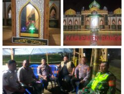 Personil Koramil 03/Batui Monitoring Giat Lomba MTQ ke XLIII Tingkat Kabupaten Banggai