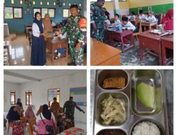 Sukseskan Program MBG, Babinsa Pendampingan Pendistribusian Di Sekolah Di Wilayah.