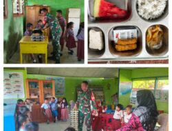 Dukung Dan Sukseskan Program Presiden Prabowo Subianto, Babinsa Koramil 12/Bulagi   Pendampingan MBG (Makan Bergizi Gratis)