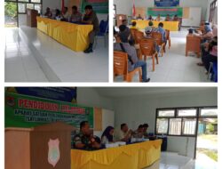 Sinergitas TNI ,Polri Dan Sat Pol PP Adakan Pembinaan Satuan Linmas Di Kecamatan