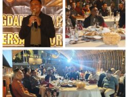 Dandim 1308/LB Dampingi Pangdam XXIII/Palaka Wira Laksanakan Gala Dinner Bersama Forkopimda