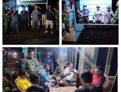 Babinsa Koramil 1308–11/Liang Gelar Posko Kamtibmas dan Patroli Bersama Pemdes Dan Masyarakat