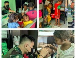Peduli Warga Perbatasan, Satgas Pamtas RI–RDTL Yonarmed 12 Kostrad Buka Klinik Gratis