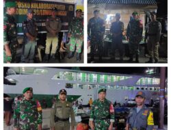 Gelar Patroli Malam Hari, Babinsa Koramil 10/Salakan Antisipasi Gangguan Kamtibmas Dijam Rawan