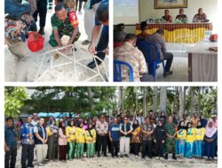Ws Danramil 13/Tataba Menghadiri Pelatihan Restorasi Dan Peluncuran Modul Terumbu Karang Di Gelar Di Banggai Kepulauan