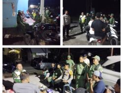 Penguatan Binter Kodim 1308/LB, Koramil 03/Batui Gelar Patroli Siskamling TNI,Polri Dan Aparat Desa Saluan