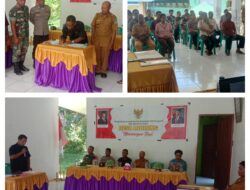 Danramil 10/Liang Menghadiri Musdes Penetapan Rancangan RKPDesa tahun 2026 dan DU – RKPDesa tahun 2027