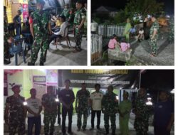 Koramil 06/Lamala Laksanakan Patroli Sinergitas TNI-Polri Dan Masyarakat Guna Jaga Kamtibmas Wilayah