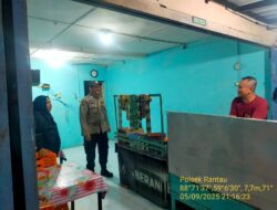 Menjalin Kemitraan dan Silaturahmi Bersama Masyarakat personel Polsek Rantau Sambang Warga