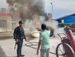 Polres Pidie Jaya: Kebakaran Mobil di SPBU Meurah Dua Diduga Akibat Korsleting Mesin