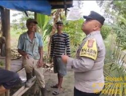 Menjalin Kemitraan dan Silaturahmi Bersama Masyarakat personel Polsek Rantau Sambang Warga