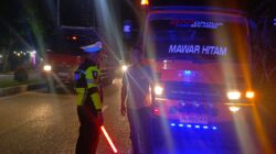 Satlantas Polres Aceh Tamiang Gelar Patroli Blue Light, Ciptakan Rasa Aman dan Nyaman di Tengah Masyarakat