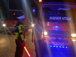 Satlantas Polres Aceh Tamiang Gelar Patroli Blue Light, Ciptakan Rasa Aman dan Nyaman di Tengah Masyarakat