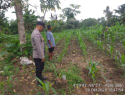 Menjalin Kemitraan dan Silaturahmi Bersama Masyarakat personel Polsek Rantau Sambang Warga