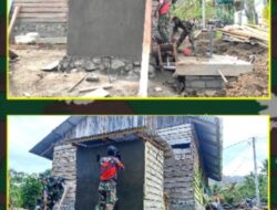 H+20 Satgas TMMD Ke-126 Kodim 1308/LB Target Pembuatan MCK Telah Capai 65 %