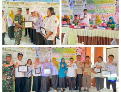 Wakili Danramil Babinsa Koramil 03/Batui Hadiri Kegiatan Lokakarya Mini Lintas Sektoral Tingkat Kecamatan