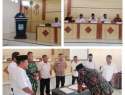 Wujud Sinergitas Kepada Mitra Kerja Danramil 11/Liang Hadiri Sertijab Kepala Desa Binaannya