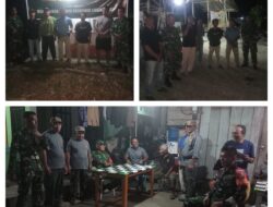 Bersama Lurah, Linmas, Komduk dan Masyarakat, Babinsa Koramil 05/Balantak Gelar Patroli Sikamling
