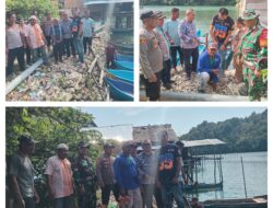 Danramil 11/Liang Menghadiri  Penyerahan Bantuan Perahu Fiber Untuk Nelayan