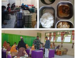 Peran Aktif Babinsa Dampingi Salurkan 4.000 Porsi Program Makan Bergizi Gratis Di Wilayah Kodim 1308/LB