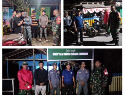 Penguatan Binter, Koramil 11/Liang Bersama Polri Dan Linmas  Gelar Patroli Siskamling Di Wilayah Kodim 1308/LB