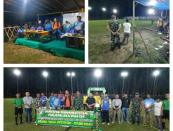 Pembukaan Futsal Piala Palaka Wira Cup Tahun 2025 Sangat Meriah, Semarak HUT TNI Ke-80 Tahun 2025