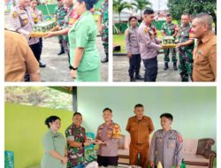 Polsek Lamala Sinergi Tanpa Batas, Beri Kejutan HUT TNI ke-80 Tahun 2025 Di Markas Koramil 06/Lamala