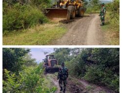 Pembangunan Jalan Kantong Produks TMMD Ke 126 Ta 2025 Mencapai 10 Persen