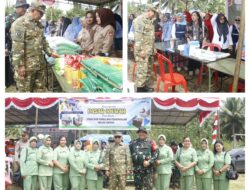 TNI Dan Rakyat Bersatu, TMMD Ke-126 Kodim 1308/LB Gelar Pasar Murah dan Layanan Gratis