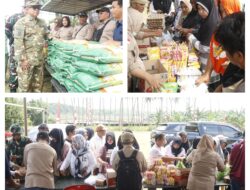 Pasar Sembako Murah, Peduli Kodim 1308/LB Untuk Masyarakat Desa