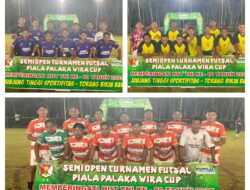 TNI Selalu Hadir Turnamen Futsal Piala Palaka Wira Cup 2025 Bunta Dikawal TNI