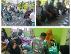 Bentuk Kepedulian Kemanusiaan, Babinsa  Melayat Ke Rumah Duka Di Desa Binaan