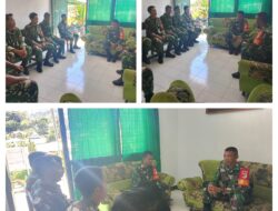 Jam Komandan, Ws Danramil 12/Bulagi Larang Personil Main Judol, Bahaya Narkoba Dan Minuman Keras