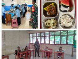 Sukseskan Program Pemerintah, Babinsa Koramil 12/Bulagi Dampingi Pendistribusian Makan Bergizi Gratis Di Wilayah Kodim 1308/LB