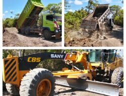 Tak Kenal Lelah, Satgas TMMD Ke-126an Genjot Pengerjaan Jalan Kantong Produksi