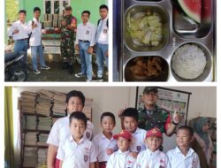Kawal Dan Dampingi Penyaluran, Babinsa Koramil 02/Bunta Dukung Program Makan Bergizi Gratis