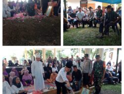 Danramil 03/Batui Hadiri Upacara Pemakaman Jenazah Almarhum. Moh.chair. Amir / Ko Hideo Amir (Raja/Tomundo Banggai)